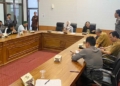 Suasana Audiensi Hmi Cabang Cirebon Dengan Ketua Dprd Kabupaten Cirebon, Sophi Zulfia, Selasa, 6 Oktober 2026.