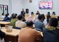 Sosialisasi Gempur Rokok Ilegal Kepada Komunitas Informasi Masyarakat (Kim) Di Aula Diskominfo Kabupaten Cirebon.