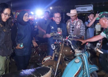 Bupati Cirebon, Imron, Saat Menghadiri Jambore Nasional Maci Ke-31 Yang Digelar Di Halaman Parkir Gor Watubelah, Kabupaten Cirebon, Sabtu, 3 Oktober 2026.