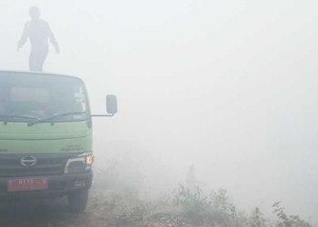 TPAS Gunung Santri Cirebon Terbakar, Petugas Kerahkan Seluruh Armada 1 Petugas Pemadam Kebakaran Kabupaten Cirebon Sedang Berusaha Memadamkan Api Yang Membakar Lahan Di Sekitar Tpas Gunung Santri, Selasa, 6 Oktober 2026.