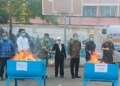 Pemusnahan Barang Bukti Dari 136 Perkara Yang Telah Berkekuatan Hukum Tetap Atau Inkracht Di Kejari Kabupaten Cirebon, Kamis, 1 Oktober 2026.