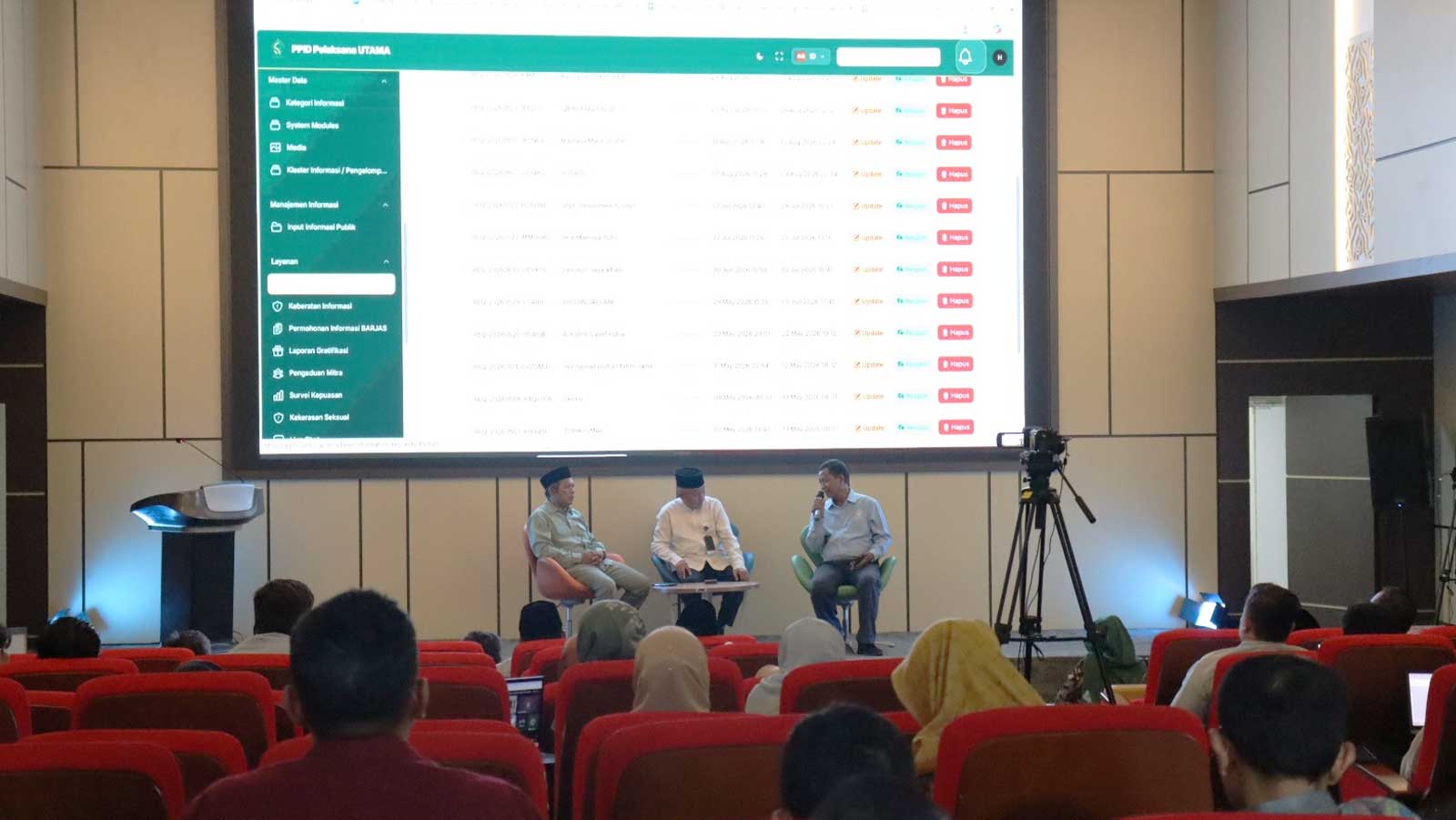 UIN Siber Cirebon Sosialisasikan Kanal Resmi PPID 1 Suasana Sosialisasi Pemanfaatan Kanal Resmi Ppid Ui Siber Cirebon Di Gedung Siber Sbsn Lantai 8 Kampus Setempat, Selasa, 20 Oktober 2026.